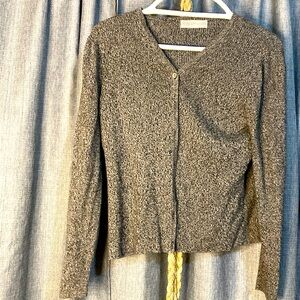 Soft button sweater